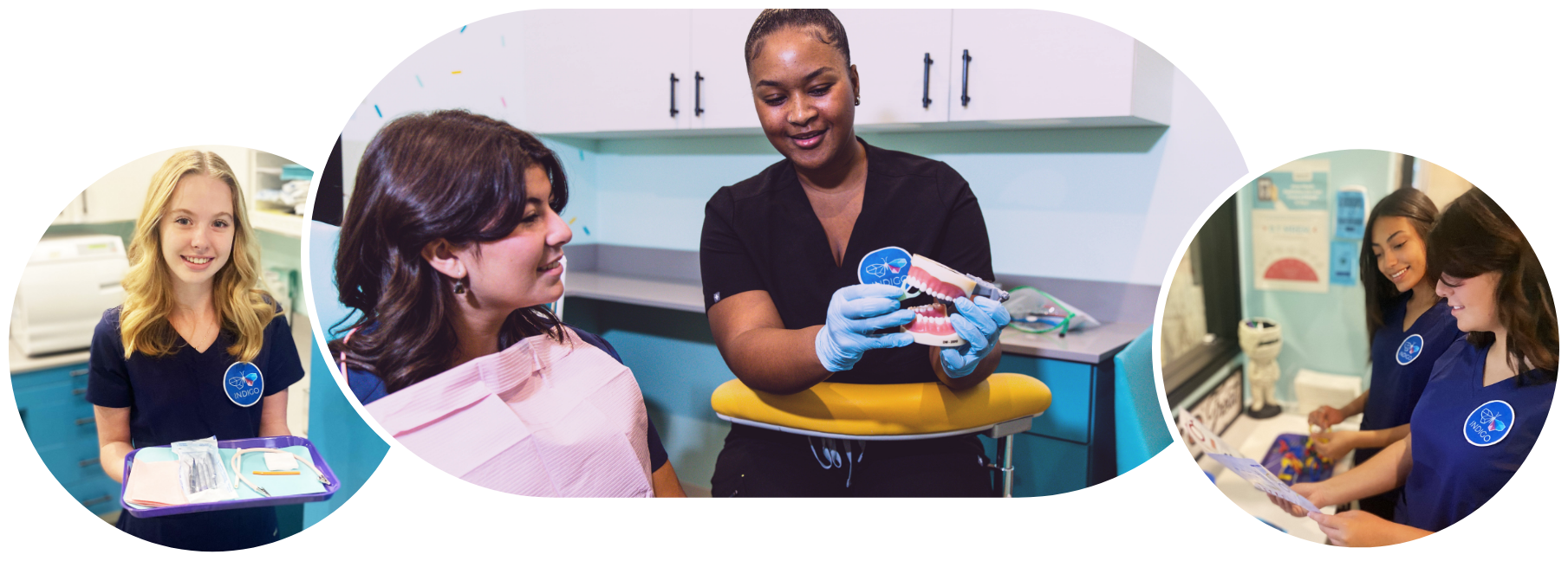 Dental assistant students